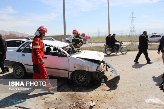 مرگ 1164 نفر بر اثر حوادث رانندگی در دو سال قبل